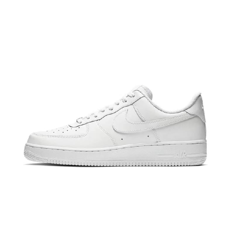 [Custom Street graffiti and ink splashing]  Air Force 1 Skateboarding Shoes Unisex Low-top White/Black/Red