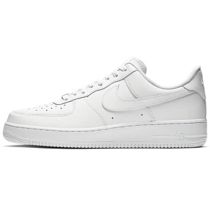 [Custom Red Melody Stage]  Air Force 1 Skateboarding Shoes Men Low-top Beige/Red