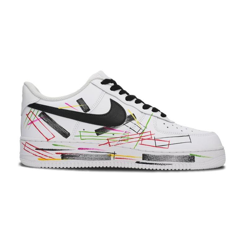 [Custom AF1LOVE sunflower] Male  Air Force 1 Low Skate shoes