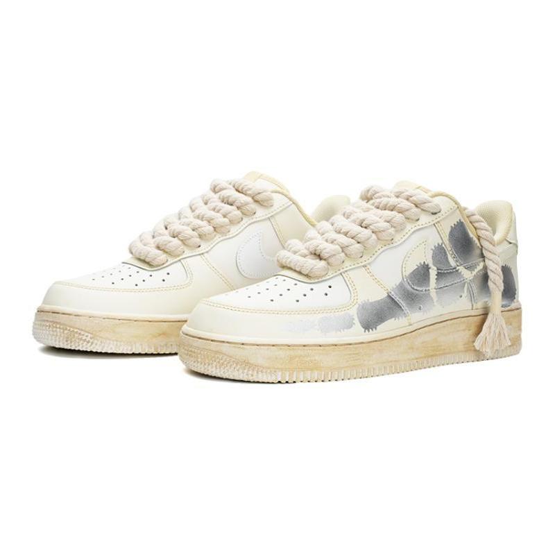 [Custom AF1 Desert remains]  Air Force 1 Skateboarding Shoes Men