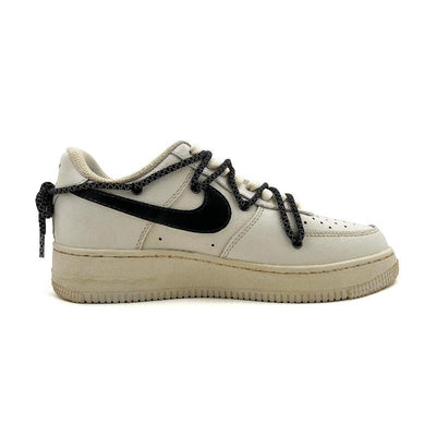 [Custom A cup of coffee]  Air Force 1 Skateboarding Shoes Unisex Low-top Coffee