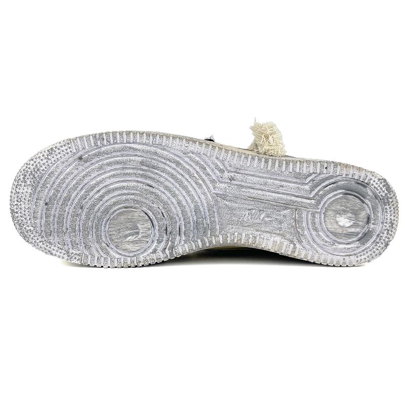 [Custom Aged Gothic hemp rope]  Air Force 1 Skateboarding Shoes Men