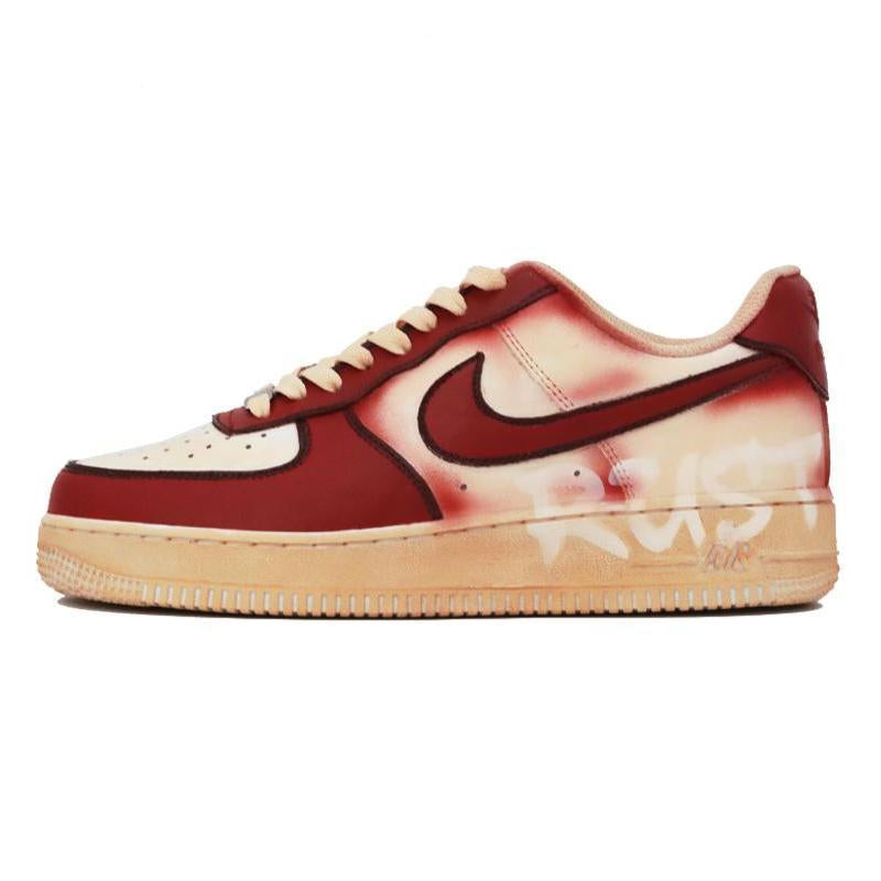 [Custom Rusty men's style]  Air Force 1 Skateboarding Shoes Men