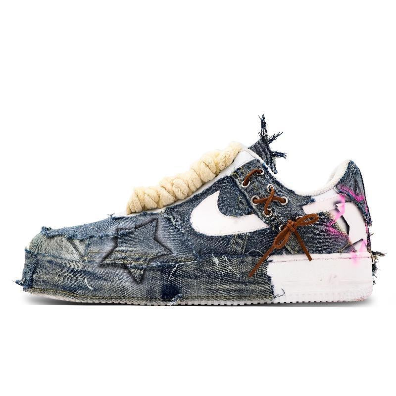 [Custom Men's Star Cowboy]  Air Force 1 Skateboarding Shoes Men