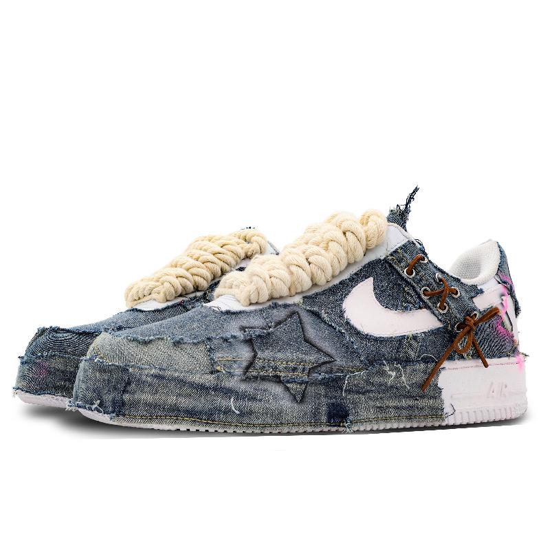[Custom Men's Star Cowboy]  Air Force 1 Skateboarding Shoes Men