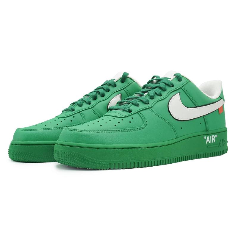[Custom Pure charm jadeite for both men and women]  Air Force 1 Skateboard Shoes Unisex Low-Top Green/Gray