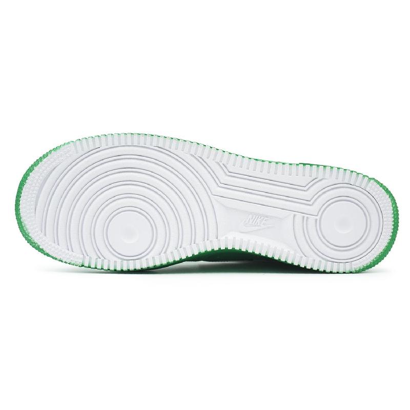 [Custom Pure charm jadeite for both men and women]  Air Force 1 Skateboard Shoes Unisex Low-Top Green/Gray