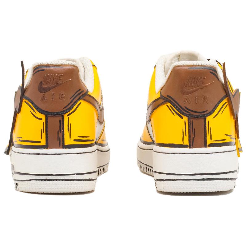 [Custom Pokemon Pikachu Lightning Spirit]  Air Force 1 Skateboarding Shoes Men