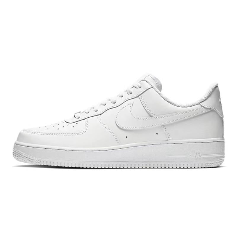 [Custom The men's classic is yellow and brown]  Air Force 1 Skateboarding Shoes Men Low-top Brown