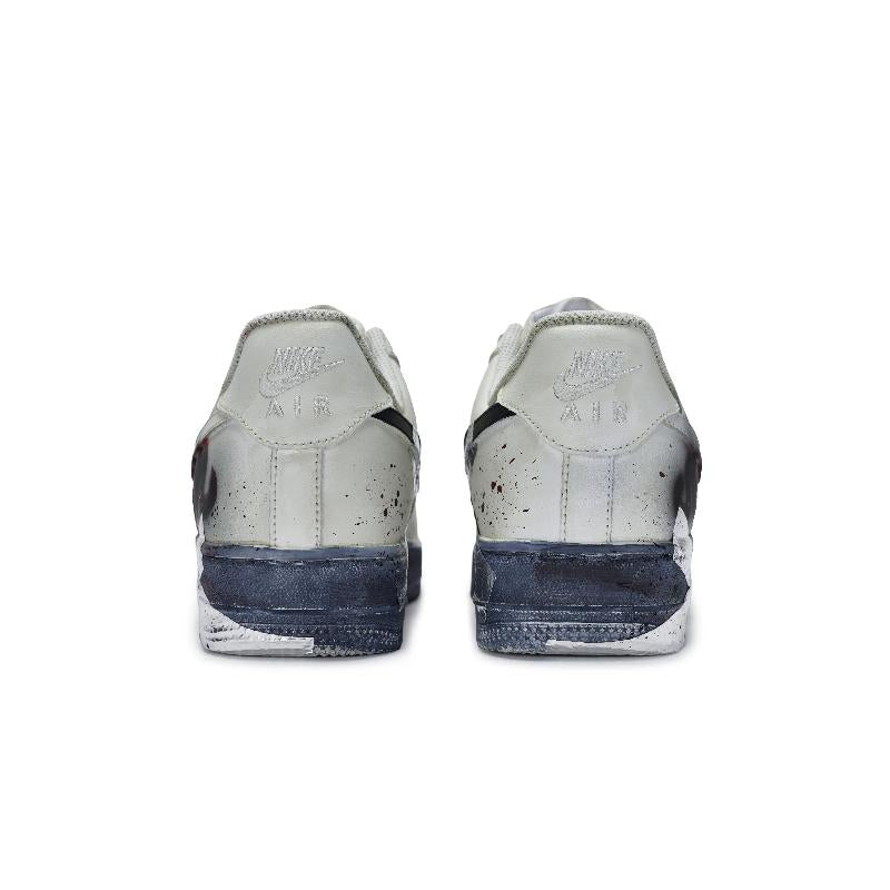 [Custom Diary of a Man's Escape]  Air Force 1 Skateboarding Shoes Men Low-top Grey/black