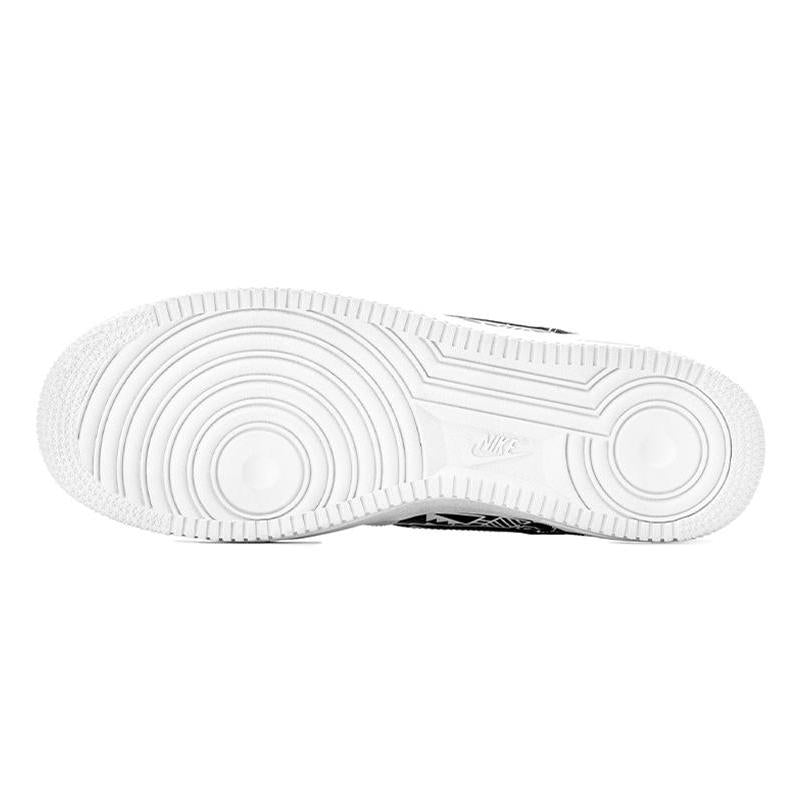 [Custom Male panda mechanical shark for graduation season]  Air Force 1 Skateboarding Shoes Men Low-top Black/White