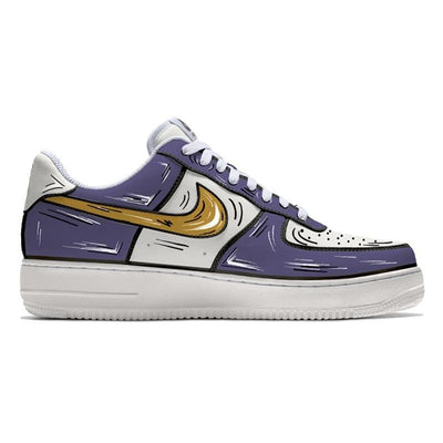 [Custom Hand-drawn two-dimensional people of Zijin Lake]  Air Force 1 Skateboarding Shoes Unisex