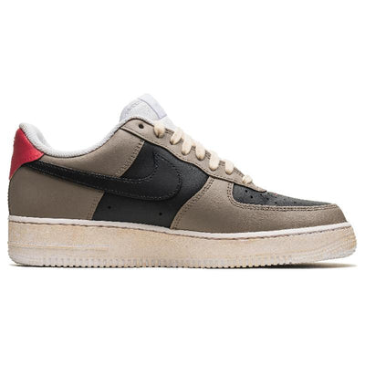 [Custom Brown seam function]  Air Force 1 Skateboarding Shoes Unisex Low-top Red