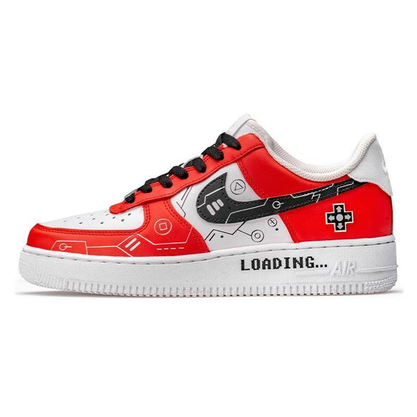 [Custom A hit male red video game that returns to the stage]  Air Force 1 Skateboarding Shoes Men
