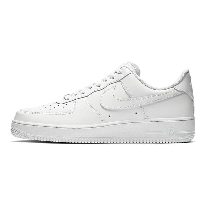 [Custom Men's style and light blue]  Air Force 1 Skateboarding Shoes Men Low-top Light Blue