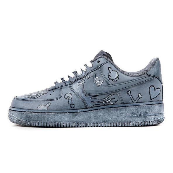 [Custom Men's gloves]  Air Force 1 Skateboarding Shoes Men