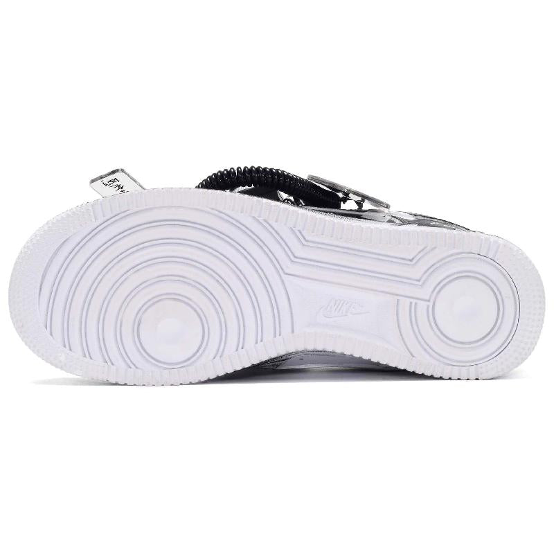 [Custom The wishes of male and female pandas]  Air Force 1 Skateboard Shoes Unisex Low-Top Black/White