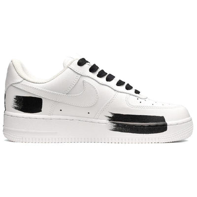 [Custom Men's style with freehand brushwork in black and white]  Air Force 1 Skateboarding Shoes Men