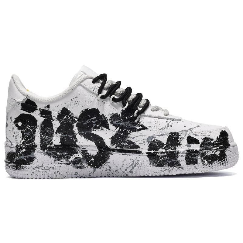 [Custom The male style has black and white arrows]  Air Force 1 Skateboarding Shoes Men