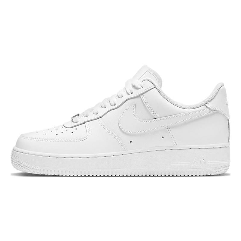[Custom Men's artistic graffiti in grey]  Air Force 1 Skateboarding Shoes Men Low-top Gray