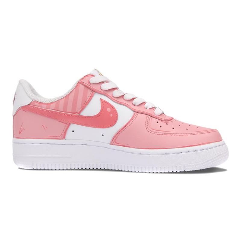 [Custom Men's Qixi Star Kirby pink]  Air Force 1 Skateboarding Shoes Men