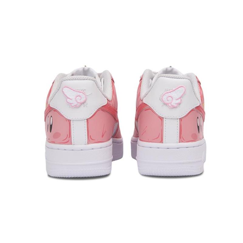 [Custom Men's Qixi Star Kirby pink]  Air Force 1 Skateboarding Shoes Men