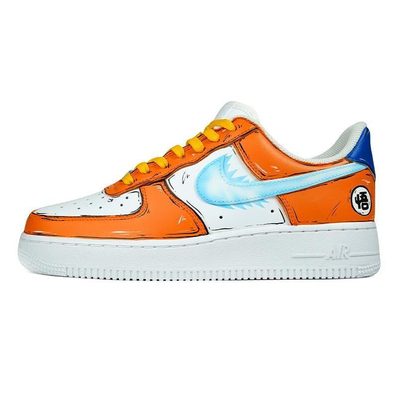 [Custom Male anime Goku Dragon Ball Orange]  Air Force 1 Skateboarding Shoes Men
