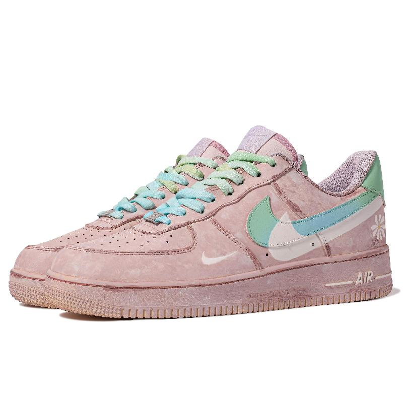 [Custom Northern Lights]  Air Force 1 Skateboarding Shoes Men