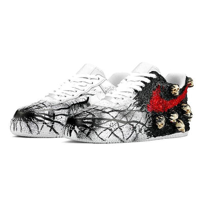 [Custom Male Cthulhu Hellmessenger Black and red]  Air Force 1 Skateboarding Shoes Men
