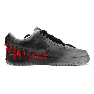 [Custom The male version of Cthulhu Venom is black and red]  Air Force 1 Skateboarding Shoes Men