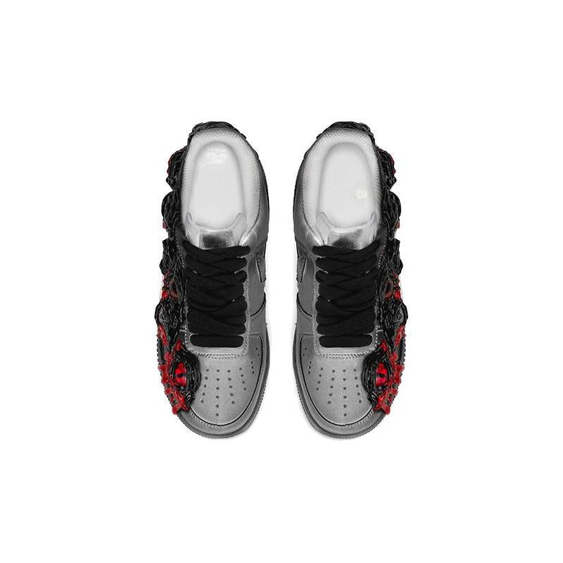 [Custom The male version of Cthulhu Venom is black and red]  Air Force 1 Skateboarding Shoes Men