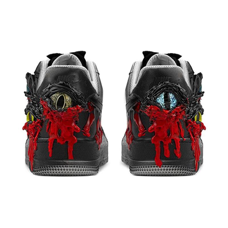 [Custom The male version of Cthulhu Venom is black and red]  Air Force 1 Skateboarding Shoes Men