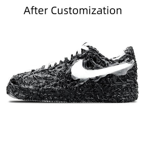 [Custom Superhero Venom] Nike Air Force 1 Skateboarding Shoes Men