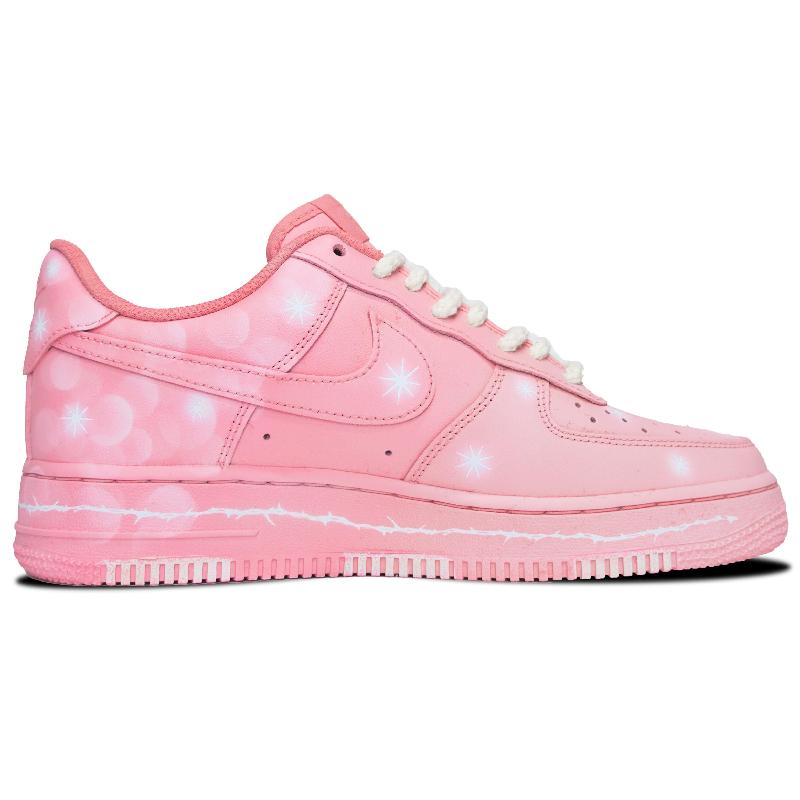 [Custom Saint Valentine stained roses]  Air Force 1 Skateboarding Shoes Men