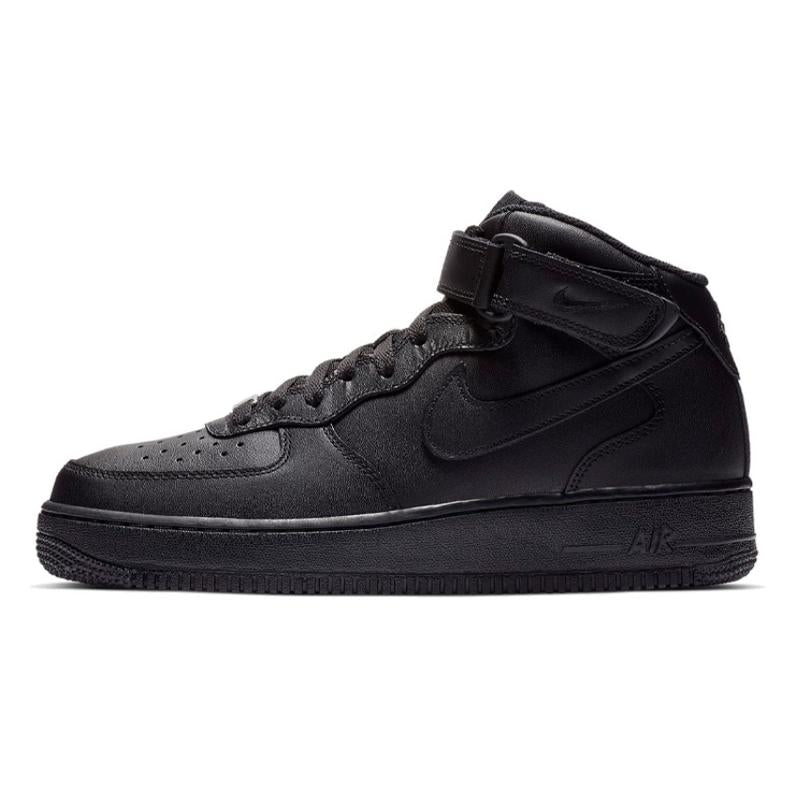 [Custom Kongyi Starry Sky Series A019]  Air Force 1 Skateboarding Shoes Unisex Mid-top Blue