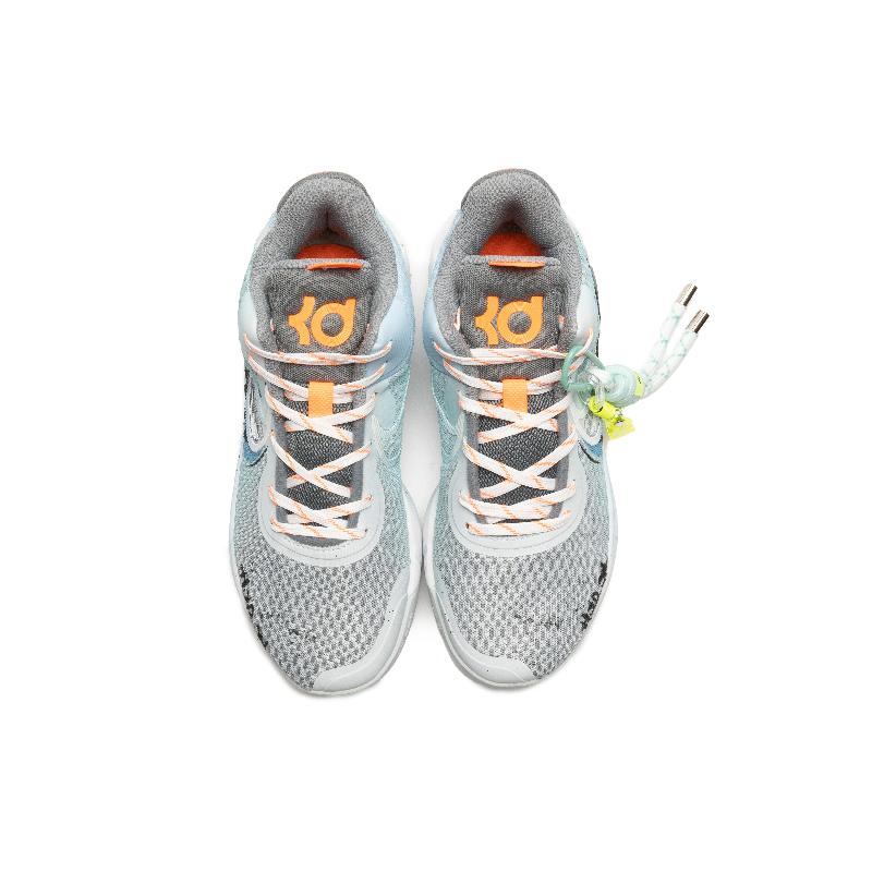 [Custom Summer mint]  KD Trey 5 IX Basketball Shoes Unisex Mid-Top Mint Blue