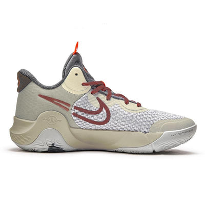 [Custom Xiangrui]  KD Trey 5 Basketball Shoes Unisex Mid-Top Red/Gray