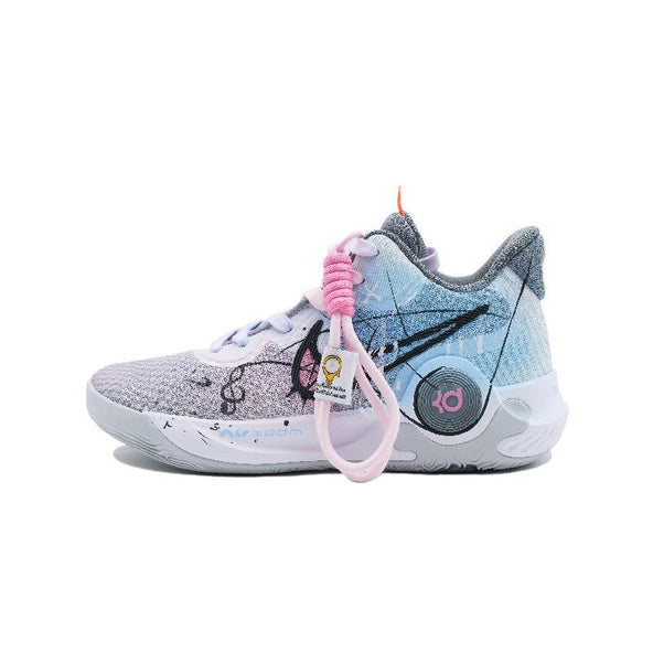 [Custom Carnival]  Trey 5 Basketball Shoes Unisex Mid-Top Pink/White