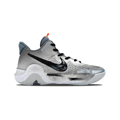 [Custom Scar-faced bear]  KD Trey 5 IX Basketball Shoes Unisex Low-Top Black Gray