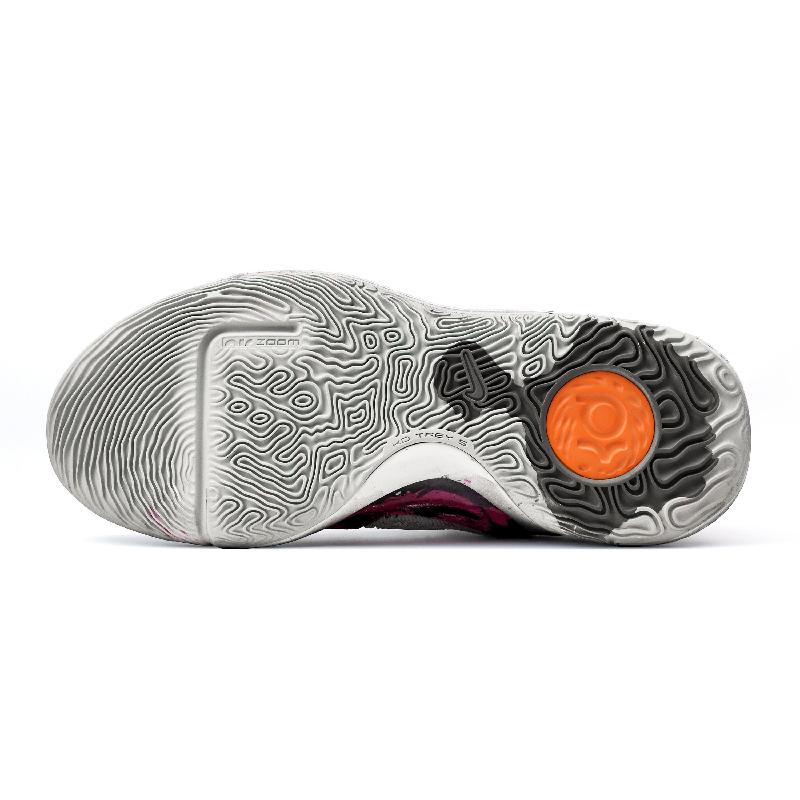 [Custom Cool Motion Powder Ink]  KD Trey 5 IX Basketball Shoes Unisex Mid-Top Black/Pink