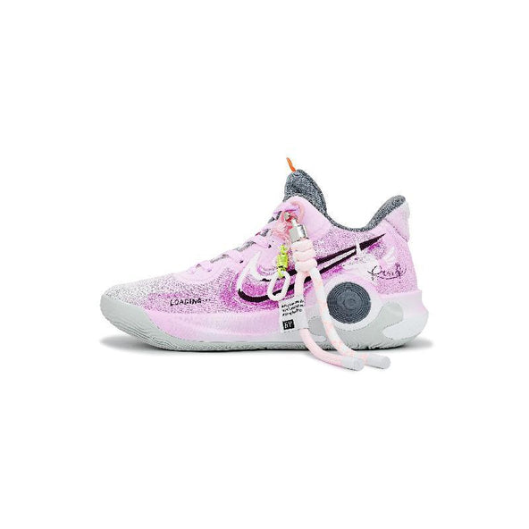 [Custom Male style: Agile and Lively Wind Shadow]  KD Trey 5 IX Basketball Shoes Unisex Mid-top Purple
