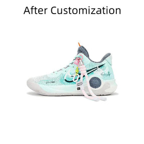 [Custom Men's style: Yidong Yunzong]  KD Trey 5 IX Basketball Shoes Unisex Mid-top Green