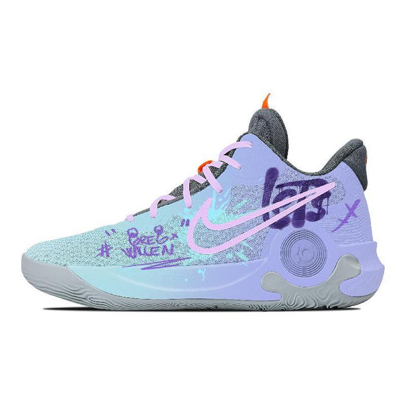 [Custom Unisex fashion fantasy]  KD Trey 5 IX Basketball Shoes Unisex Mid-Top Blue/Purple