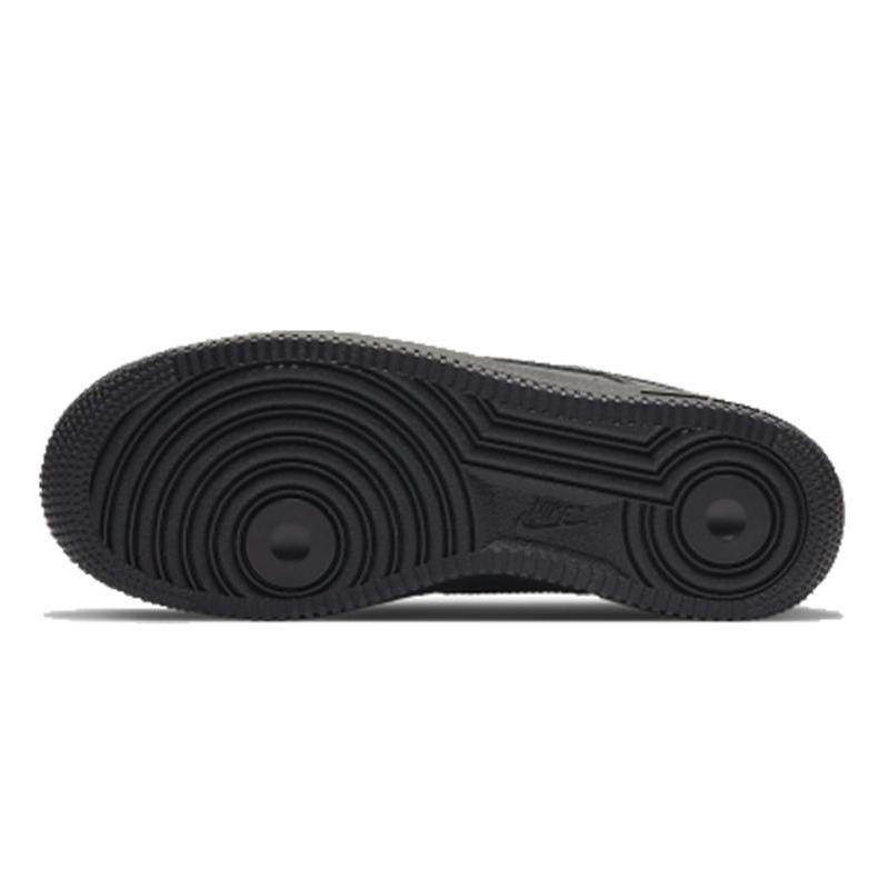 [Custom Pure black punk rivets]  Air Force 1 Skateboarding Shoes Women's Low-top Black