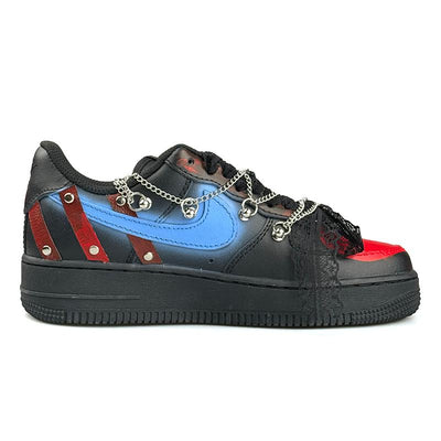 [Custom Nana Osaki E]  Air Force 1 Skateboarding Shoes Women's Low-top Black