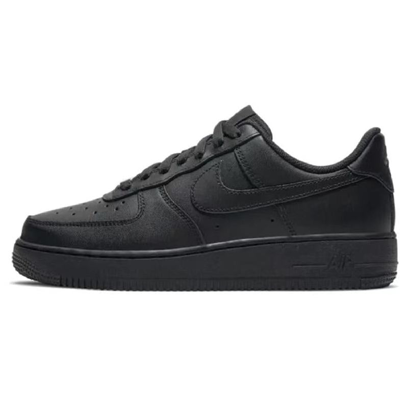 [Custom Women's black and white checkered style]  Air Force 1 Skateboard Shoes Women's Low-Top Black/White