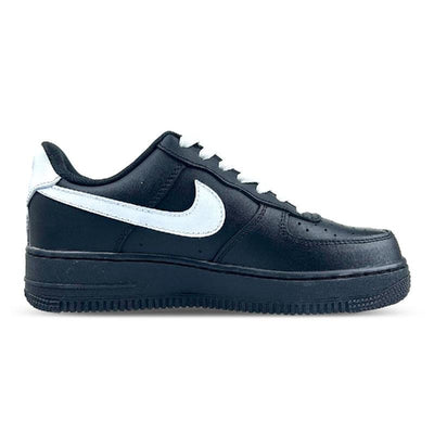 [Custom Morse code]  Air Force 1 Skateboard Shoes Women's Low-Top White/Blue