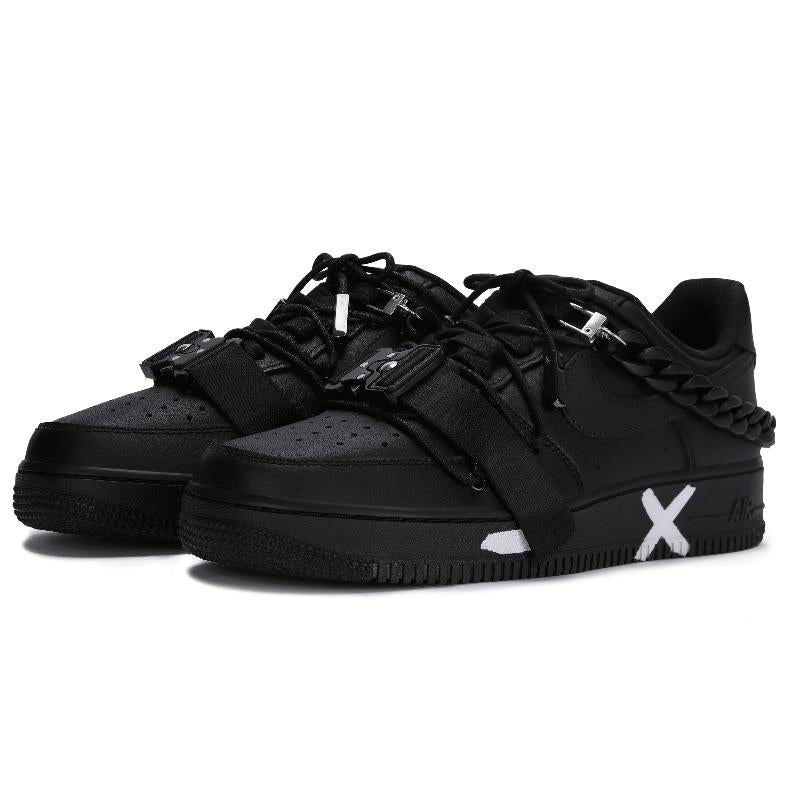 [Custom The black machine can be AF1 female]  Air Force 1 Skateboarding Shoes Women's