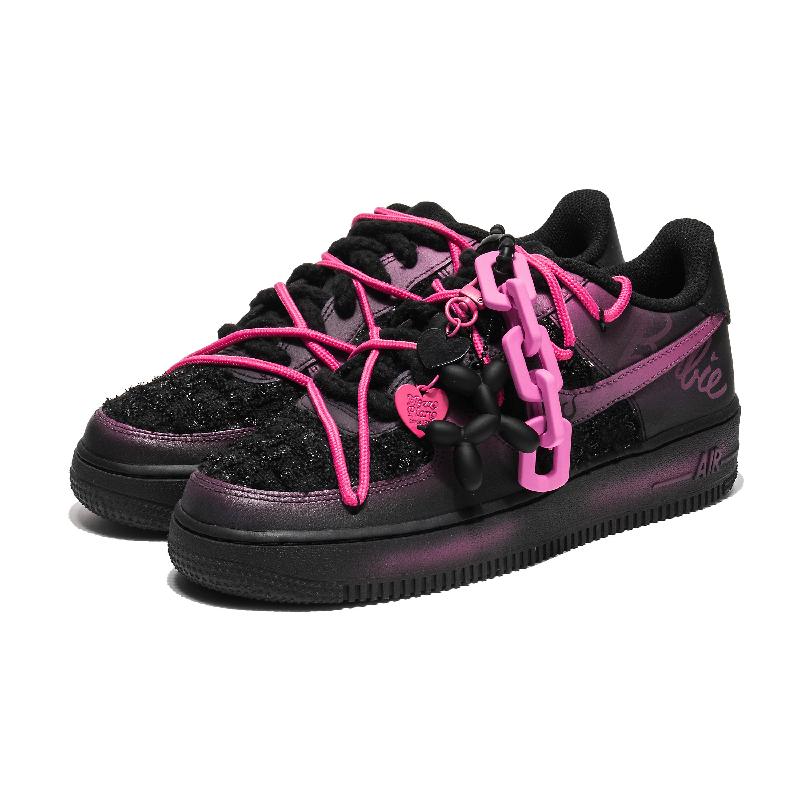[Custom A female Barbie heart]  Air Force 1 Skateboarding Shoes Women's