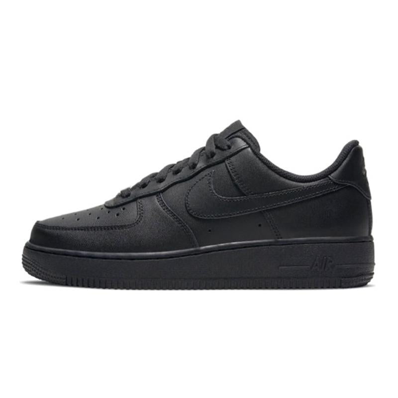 [Custom Women's black pink with rose red stitching]  Air Force 1 Skateboarding Shoes Women's